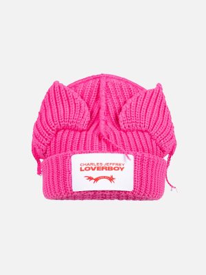 CHUNKY EARS BEANIE IN PINK