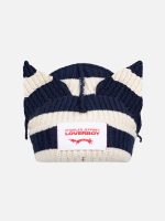 CHUNKY EARS BEANIE EXCLUSIVE IN NAVY ECRU