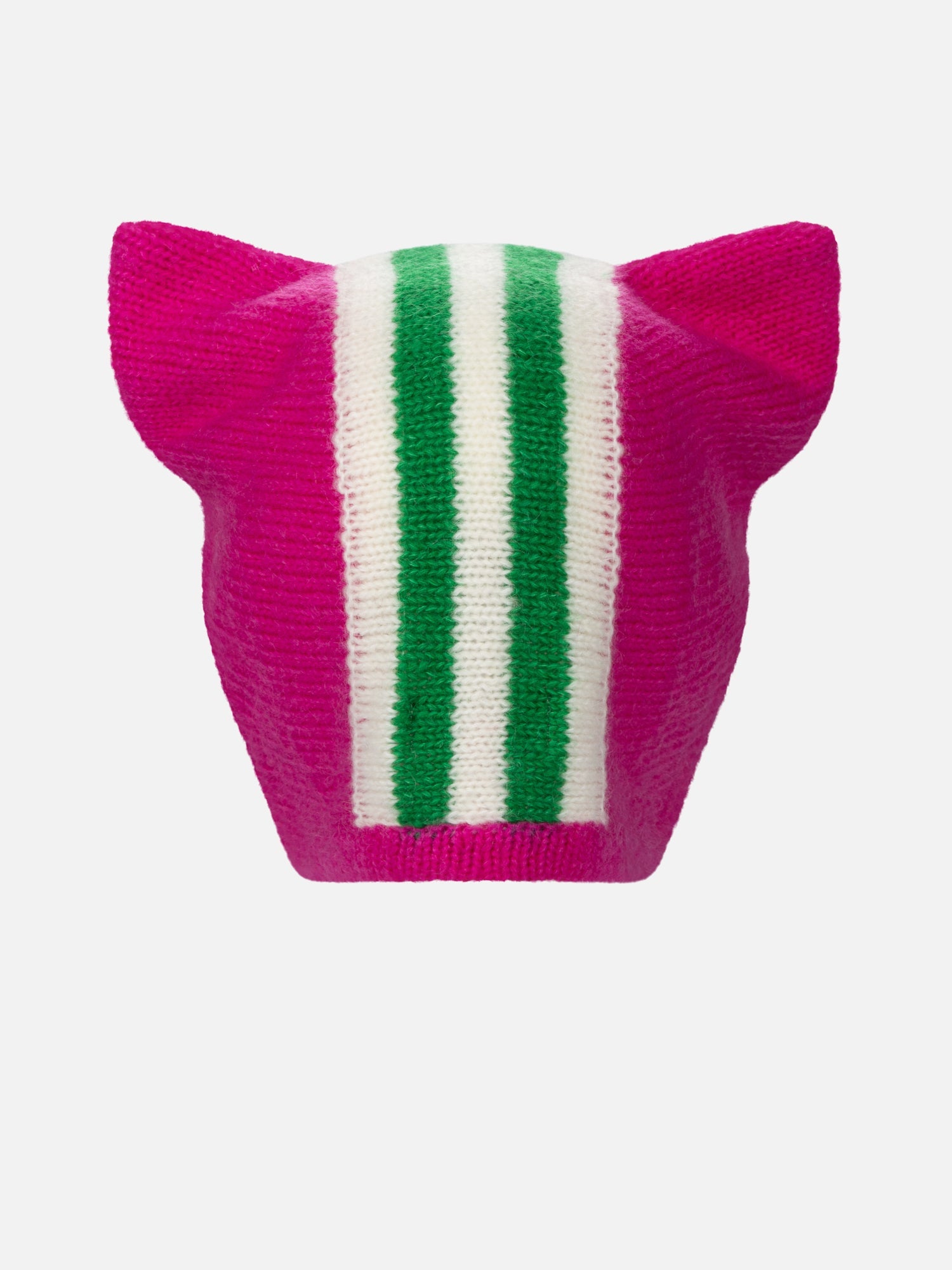 EARS BONNET IN PINK GREEN WHITE - Image 2